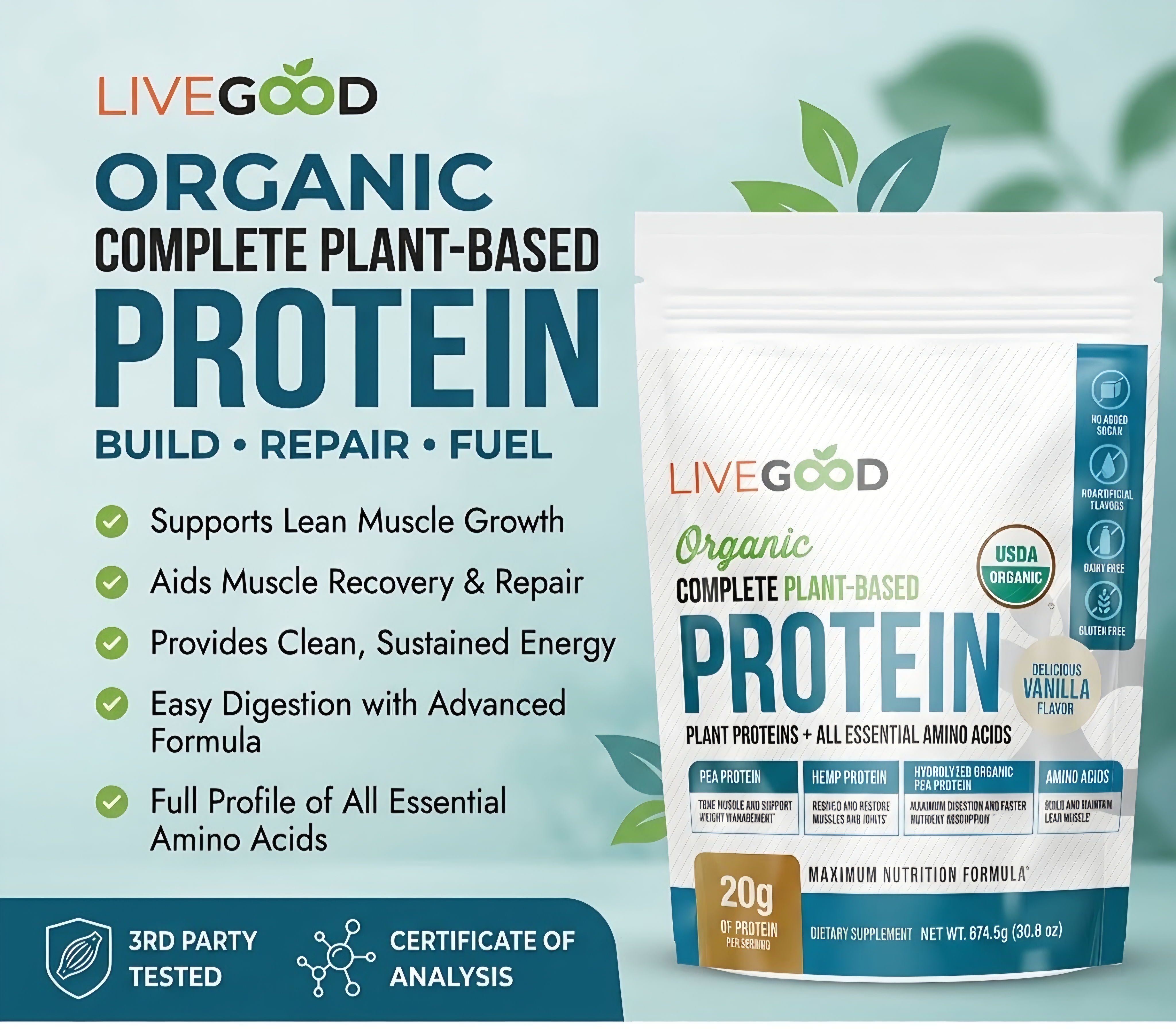 Organic Plant-Based Protein